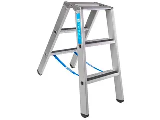 veiligheidsladder,beide zijden,2x3treden m. R13-laag,balk L 0,88m - 1