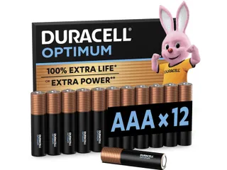 Batterij Duracell Optimum 12xAAA Alkaline 1.5V - 3
