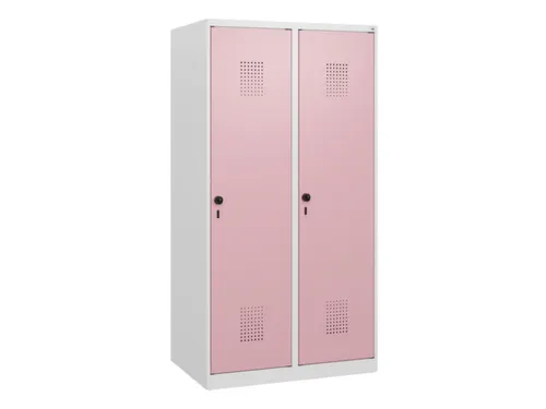 schoollocker,HxBxD 1530x800x500mm,2vak,vak B 400mm,draaigrendel