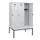 locker met bank,HxBxD 1950x1200x815mm,3vak,vak B 400mm,draaigrendel