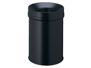 Papierbak+vlamdover 15 Liter Zwart - 1