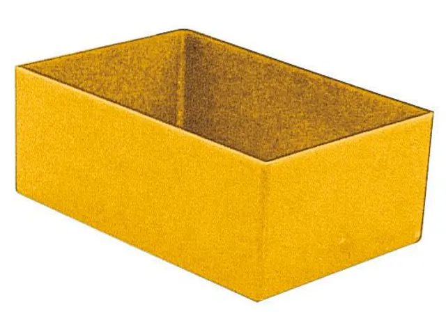 Bacs de rangement HxLxl 63x162x108mm jaune