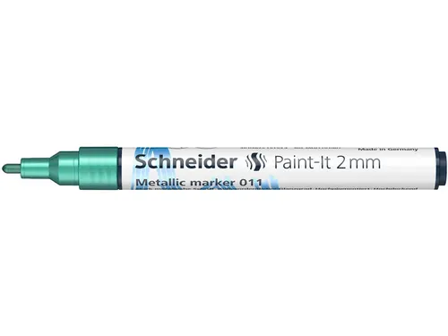 Metallic marker Schneider Paint-It 011 2mm groen metallic