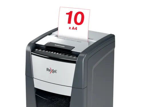 Papiervernietiger Rexel Optimum Auto+ 300X P-4 snippers 4x26mm
