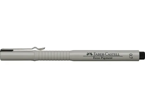Tekenpen Faber Castell Ecco Pigment 0.7mm Zwart