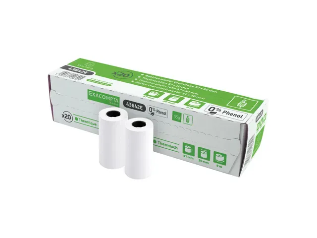 Exacompta Kassarol 43642E Wit 57mmx30mmx12 mm 55 Gram
