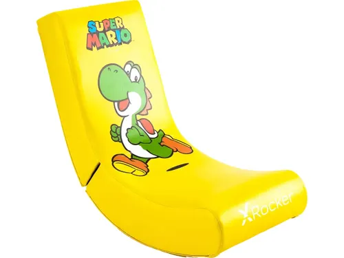 Xrocker Yoshi Floor Gaming Stoel geel 2020102 PU leer 80kg
