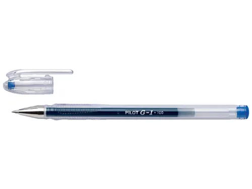 Gelschrijver Pilot G-1 Medium punt 0.7mm Blauw