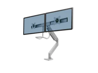 Monitorarm Fellowes Eppa voor 2 Schermen Crossbar Zilver - 1