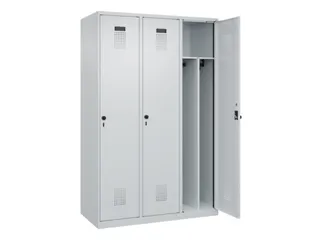 locker voor scheiding van kleding,HxBxD 1850x1200x500mm,3vak - 1