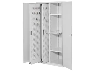 verticale kast,HxBxD 1950x1000x600mm,dubbele vleugeldeur,RAL5010 - 1