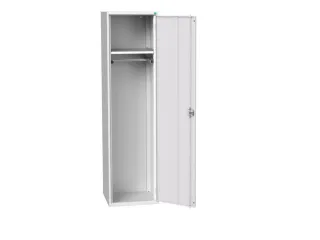 Lockerkast 2000x525x550mm 1 vak, vleugeldeur, RAL7035 - 1