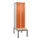 locker met bank,HxBxD 2120x600x815mm,2vak,vak B 300mm,cil.-slot