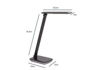 Bureaulamp MAUL Jazzy LED voet dimbaar + USB-poort zwart - 7