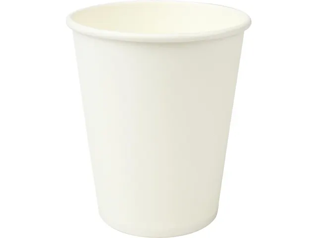 Beker uit karton, 150 ml, wit, pak van 100 stuks