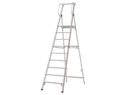 platformladder,bordes HxBxD 2110x440x400mm,9treden,aluminium