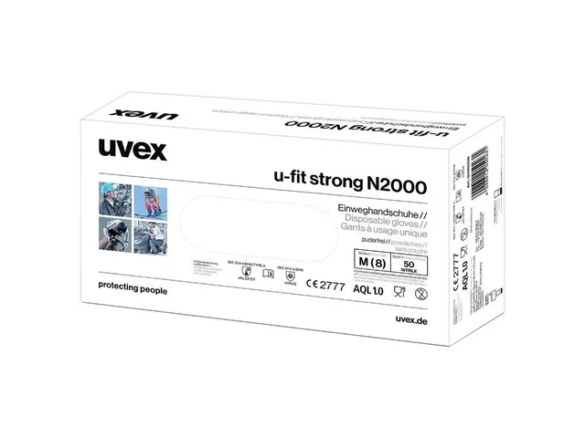 Pk50 Uvex N2000 U-Fit Gant S Blu