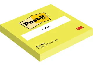 Memoblok 3M Post-it 654 76x76mm neon groen - 4