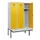 locker met bank,HxBxD 1950x1200x815mm,3vak,vak B 400mm,cilinderslot