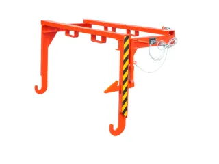 Traverse Voor Vorkheftrucks 1.5m³ Bxd 1630x940mm 156kg Ral3000 - 2