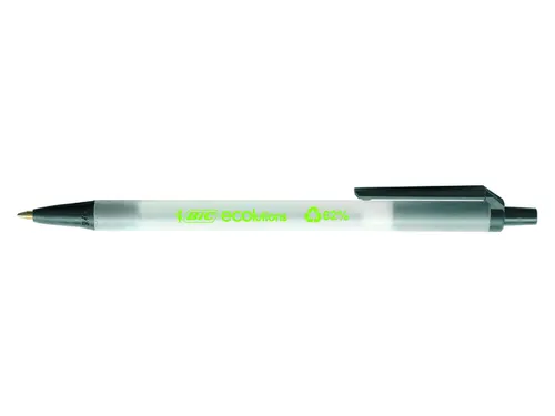 Balpen Bic Ecolutions medium zwart
