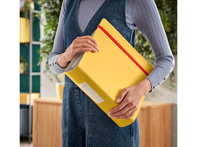 Ordner Leitz 1038 180° Active Cosy A4 82mm geel