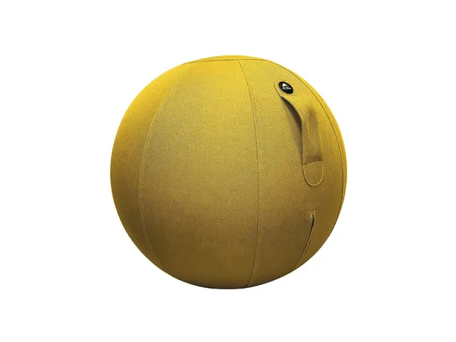 Ergoball ergonomische zitbal okergeel Ø 65 cm.