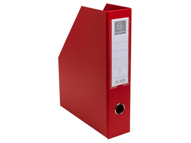 Tijdschriftenhouder PP rug70mm rood