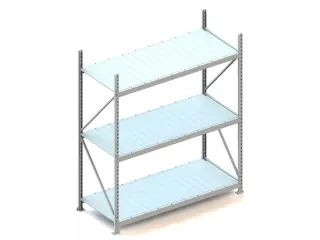 Breedvakstelling Basisveld 2200x1800x800mm 3 Stalen Legborden 600kg - 1
