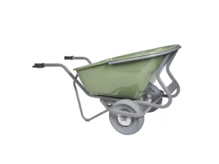Elektrische kruiwagen,230l,HxBxD 730x880x1600mm,HDPE-bak,groen - 1