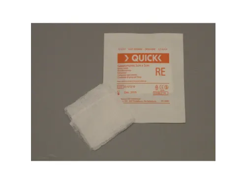 Quick Q8367 steriel gaaskompres, 10 x 10 cm, per doos van 100 kompress