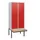 locker met bank,HxBxD 1950x800x815mm,2vak,vak B 400mm,draaigrendel