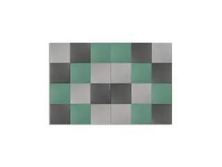 Akoestische PET-vilt wandtegels 30x30cm Petrol Groen 24 Stuks - 1