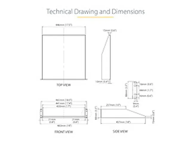 2U Server Rack Schap 18 inch Heavy Duty