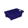 Euronorm Draaistapelbak 200x600x400mm Wanden/bodem Gesl. Blauw 32l