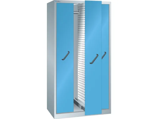 verticale kast,HxBxD 1950x1000x695mm,3uittrekwanden