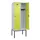 locker,HxBxD 2120x800x500mm,2vak,vak B 400mm,draaigrendel