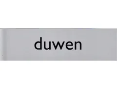 Infobord pictogram duwen 165x44mm