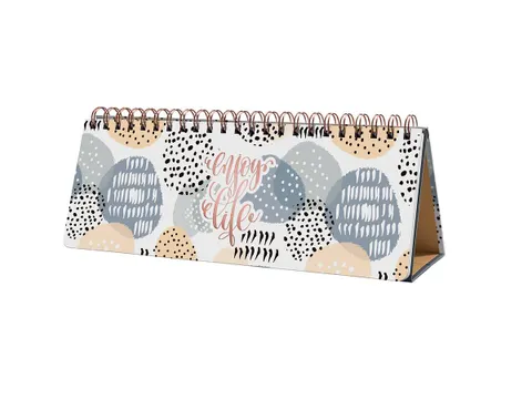 Weekplanner Inspire A4 liggend met GRATIS bureauonderlegger Rose Inspi