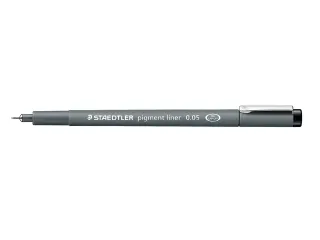 Fineliner Staedtler Pigment 308 zwart 0.05mm - 1