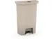 Rubbermaid Slim Jim collecteur Step-On Front Step, beige, 50 l