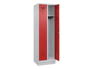 locker,HxBxD 1950x600x500mm,2vak,vak B 300mm,cil.-slot,sokkel - 2