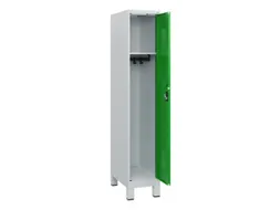 schoollocker,HxBxD 1630x300x500mm,1vak,vak B 300mm,cil.-slot,voeten