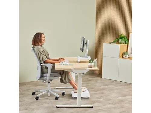 Muismat met polssteun Fellowes Breyta XL saliegroen 21x28cm