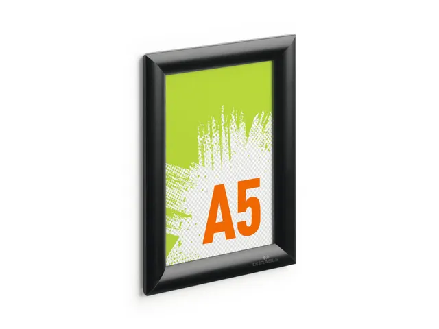 Kliklijst aluminium A5 Zwart