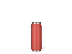 Thermosbeker Les Artistes Paris blik 500ml Rood Met Rietje