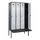 locker met bank,voor scheiding van kleding,HxBxD 2120x1200x815mm,4vak
