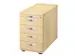 caisson de bureau,HxlxP 720-760x428x800mm,4tiroir(s),poignée bande