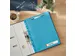 Insteekmap U-model Leitz Cosy harmonica A4 met perforatiestrip PP blau