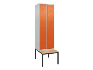 Dubbeldekse dekenkist,HxBxD 2120x600x815mm,2x2vak.,vak B 300mm - 1
